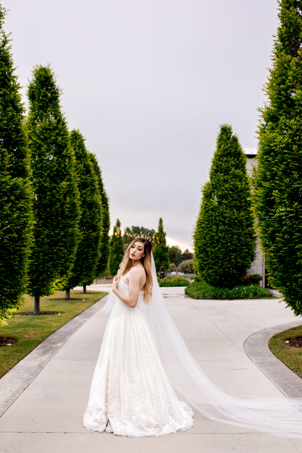 Chiffon Veil - Braelyn - Rachel Elizabeth Bridal