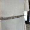 bridal rhinestone belt, bridal accessories, mini belt, wedding dress belt, skinny belt