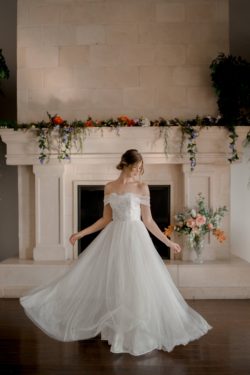 Bridal Glitter Wedding Dress Fabric