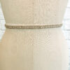 bridal rhinestone belt, bridal accessories, mini belt, wedding dress belt, skinny belt